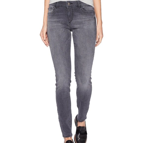 DL1961 Florence Instasculpt Skinny Jeans Webb Gray - Picture 1 of 8
